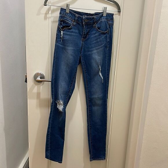 Article of society ripped Skinny Jeans - Size 24 - Picture 1 of 8